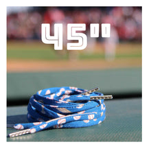 Baseball Shoelaces with Metal Tips for Kids and Adults
