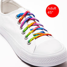 45" shoelaces tie dye pride