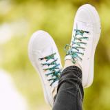 Shoelaces - Peacock Feathers