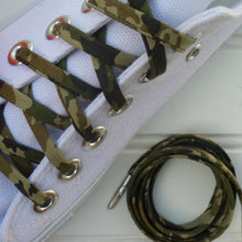 camo shoe laces