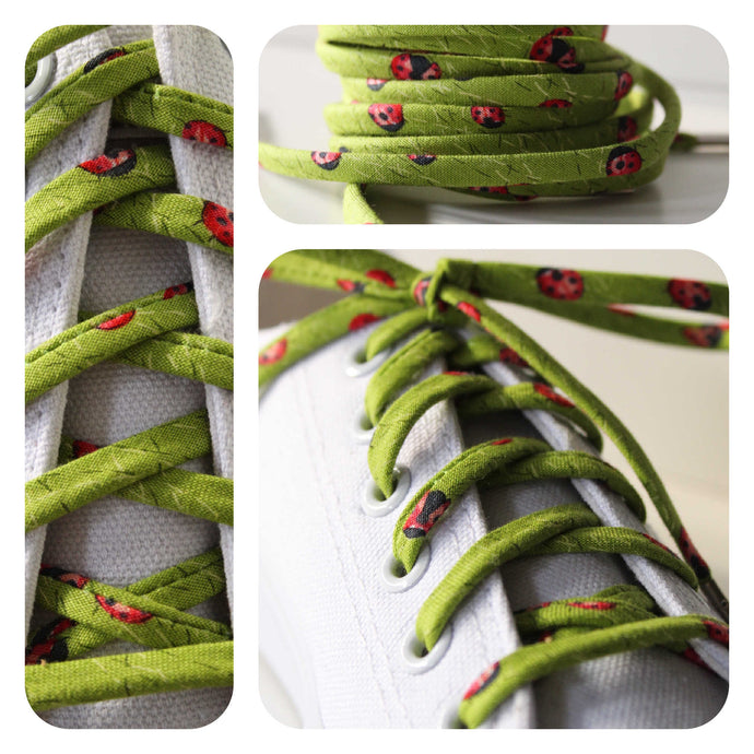 lady bug shoe laces