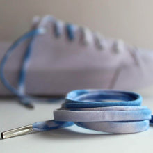 blue ombre shoe laces
