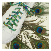 Shoelaces - Peacock Feathers