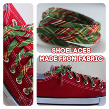 Tartan Green Plaid Christmas Shoelaces