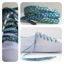 mermaid tail shoe laces
