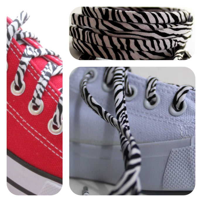 Shoelaces - Zebra - Animal Print