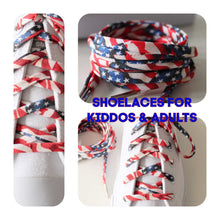 patriotic shoe laces for adults and kids