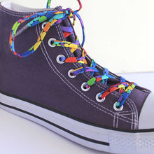 Converse High Tops Shoelaces Bright Fun Rainbow