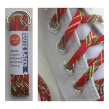 holiday plaid replacement shoelaces