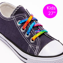 27" shoelaces tie-dye
