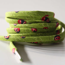 plant parent gift lady bug shoe laces