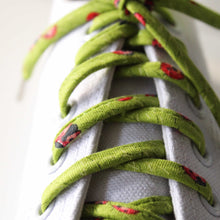 shoe laces with ladybugs