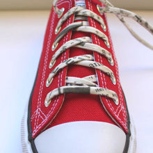 Shoelaces Covered in Newspaper Print - Perfect Gift for a Writer, Book Worm and Blogger