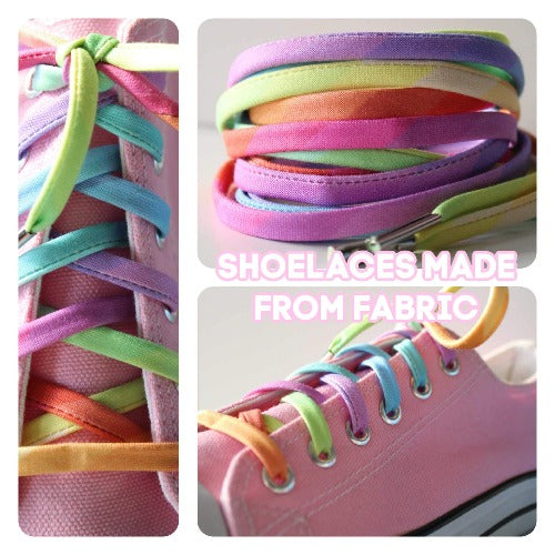 Shoe Laces Rainbow Ombre Swap out your Shoelaces for these awesome Cute Laces Cute Laces