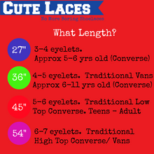 shoelace length suggestions for replacement shoe laces