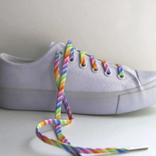 Rainbow Stripes Shoelaces