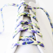 Shoelaces - Pansy Flowers  - Perfect Floral Gift with Pansies